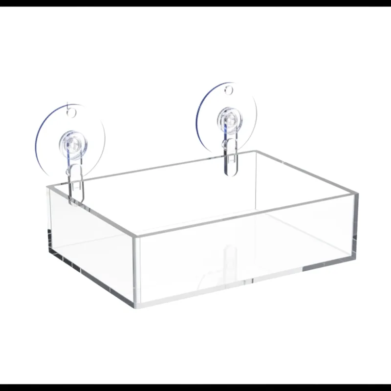 MIXXIDEA window mount bird feeder clear image 2